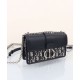 Replica perfetta Dior 30 Montaigne East-West Bag con catena Blu scuro Imitazione Outlet Online