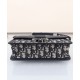 Replica perfetta Dior 30 Montaigne East-West Bag con catena Blu scuro Imitazione Outlet Online