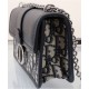 Replica perfetta Dior 30 Montaigne East-West Bag con catena Blu scuro Imitazione Outlet Online