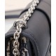 Replica perfetta Dior 30 Montaigne East-West Bag con catena Blu scuro Imitazione Outlet Online