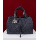 Migliore Repliche Borsa media Dior Toujours Blu Scuro Economiche Outlet Online