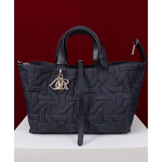 Migliore Repliche Borsa media Dior Toujours Blu Scuro Economiche Outlet Online