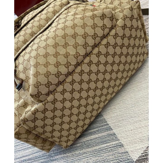 Replica perfetta Zaino grande Gucci con logo Gucci 800182 Albicocca Imitazione Outlet Online