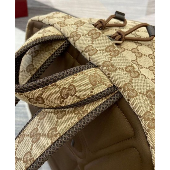 Replica perfetta Zaino grande Gucci con logo Gucci 800182 Albicocca Imitazione Outlet Online