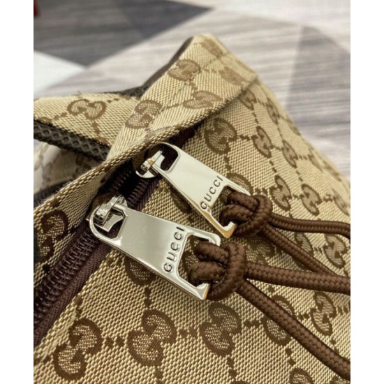 Replica perfetta Zaino grande Gucci con logo Gucci 800182 Albicocca Imitazione Outlet Online