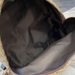 Replica perfetta Zaino grande Gucci con logo Gucci 800182 Albicocca Imitazione Outlet Online