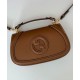 Replica perfetta Borsa Piccola con Manico Superiore Gucci Blondie 815714 Caffè Imitazione Outlet Online