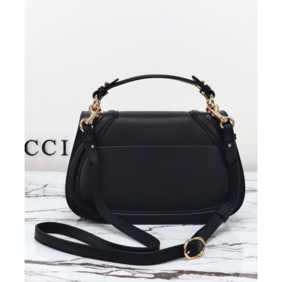 Replica perfetta Borsa Piccola con Manico Superiore Gucci Blondie 815714 Nero Imitazione Outlet Online
