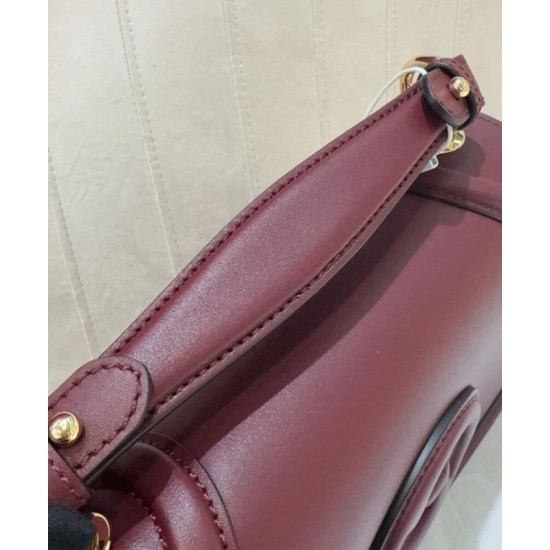 Replica perfetta Borsa Piccola con Manico Superiore Gucci Blondie 815714 Malva Imitazione Outlet Online
