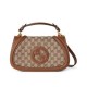 Perfette Qualità Repliche Borsa piccola Gucci Blondie con manico superiore 815714 Caffè Imitazione