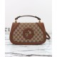 Perfette Qualità Repliche Borsa piccola Gucci Blondie con manico superiore 815714 Caffè Imitazione