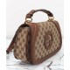Perfette Qualità Repliche Borsa piccola Gucci Blondie con manico superiore 815714 Caffè Imitazione