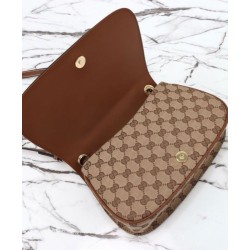 Perfette Qualità Repliche Borsa piccola Gucci Blondie con manico superiore 815714 Caffè Imitazione
