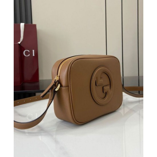 Perfette Qualità Repliche Borsa a tracolla mini Gucci Blondie 820429 Caffè Imitazione