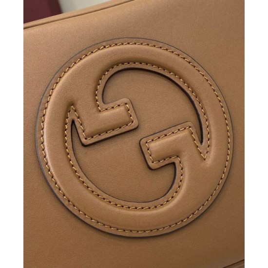 Perfette Qualità Repliche Borsa a tracolla mini Gucci Blondie 820429 Caffè Imitazione