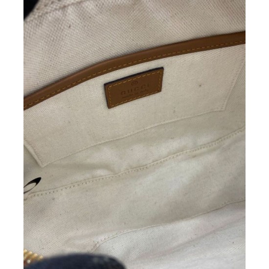 Perfette Qualità Repliche Borsa a tracolla mini Gucci Blondie 820429 Caffè Imitazione