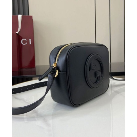 Miglior Falso Borsa a tracolla mini Gucci Blondie 820429 Nera Economiche Premium