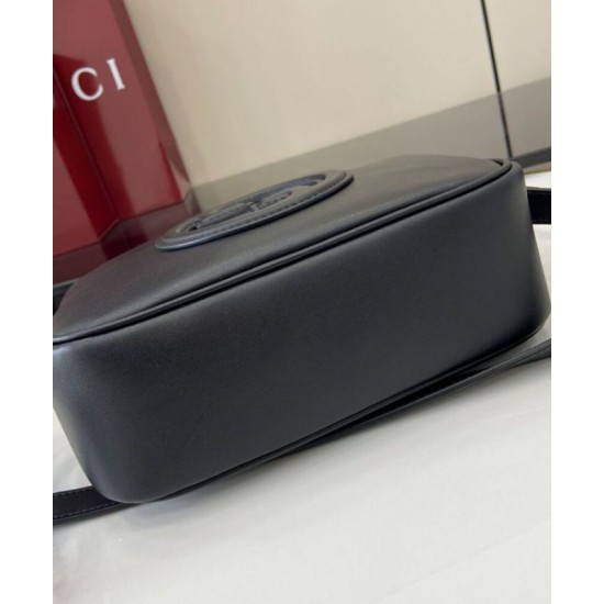 Miglior Falso Borsa a tracolla mini Gucci Blondie 820429 Nera Economiche Premium