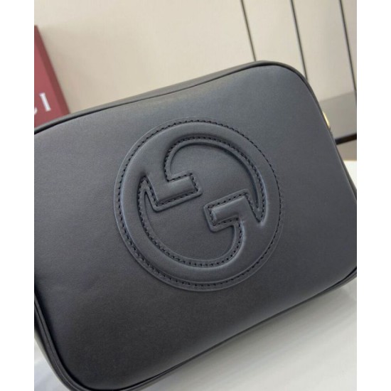 Miglior Falso Borsa a tracolla mini Gucci Blondie 820429 Nera Economiche Premium