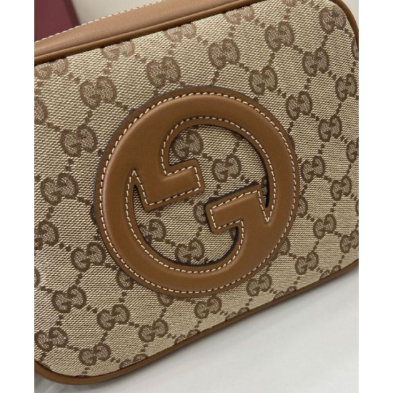 Replica perfetta Borsa a tracolla mini Gucci Blondie 820429 Caffè Imitazione Outlet Online