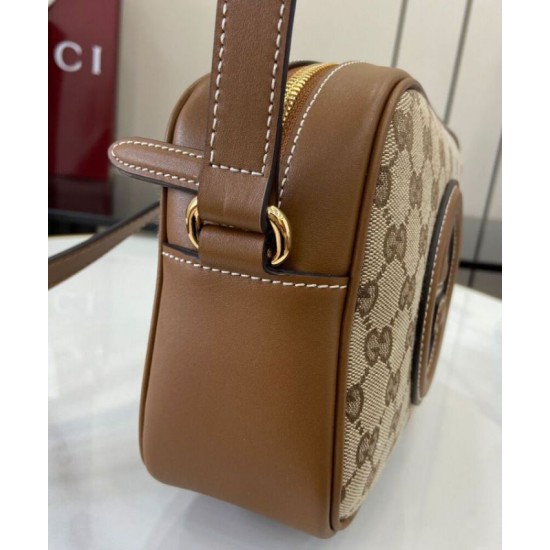 Replica perfetta Borsa a tracolla mini Gucci Blondie 820429 Caffè Imitazione Outlet Online