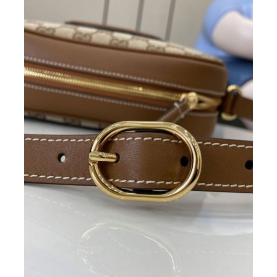 Replica perfetta Borsa a tracolla mini Gucci Blondie 820429 Caffè Imitazione Outlet Online