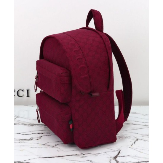 Migliore Repliche Zaino Medio Gucci Con Logo Gucci 800265 Rosso Economiche Outlet Online