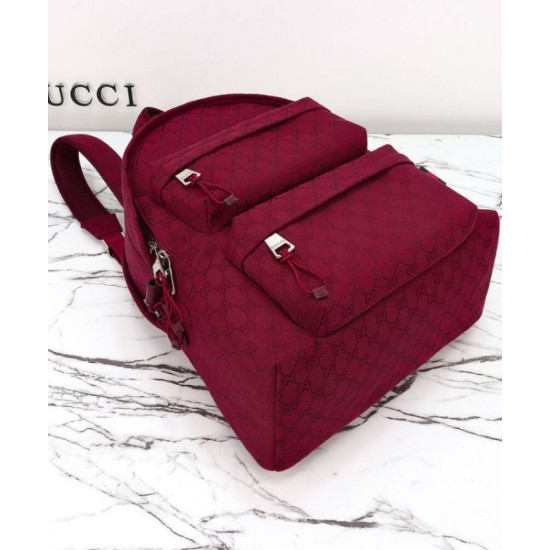 Migliore Repliche Zaino Medio Gucci Con Logo Gucci 800265 Rosso Economiche Outlet Online