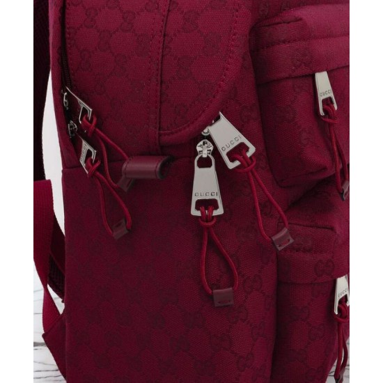 Migliore Repliche Zaino Medio Gucci Con Logo Gucci 800265 Rosso Economiche Outlet Online