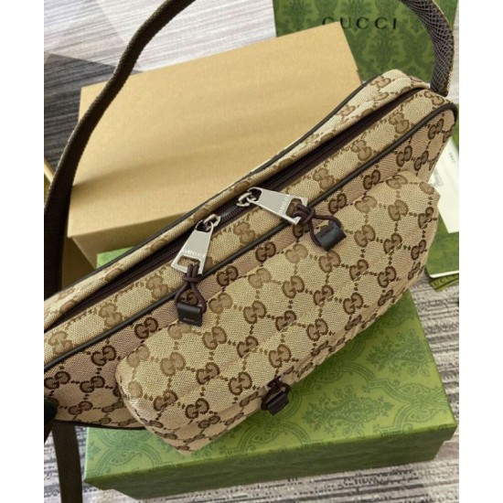 Borsa a tracolla piccola Gucci GG 802096 Albicocca Replica originale di alta qualità Perfette Qualità Repliche Borsa a tracolla piccola Gucci GG 802096 Albicocca Imitazione
