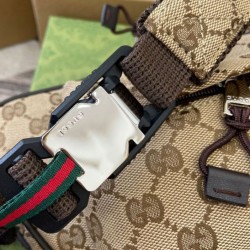 Perfette Qualità Repliche Borsa a tracolla piccola Gucci GG 802096 Albicocca Imitazione