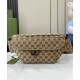Migliore Repliche Borsa a marsupio Gucci GG Small 804262 Albicocca Economiche Outlet Online