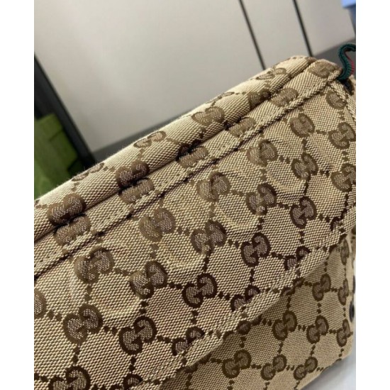 Migliore Repliche Borsa a marsupio Gucci GG Small 804262 Albicocca Economiche Outlet Online
