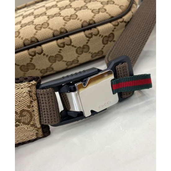 Migliore Repliche Borsa a marsupio Gucci GG Small 804262 Albicocca Economiche Outlet Online