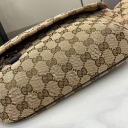 Migliore Repliche Borsa a marsupio Gucci GG Small 804262 Albicocca Economiche Outlet Online