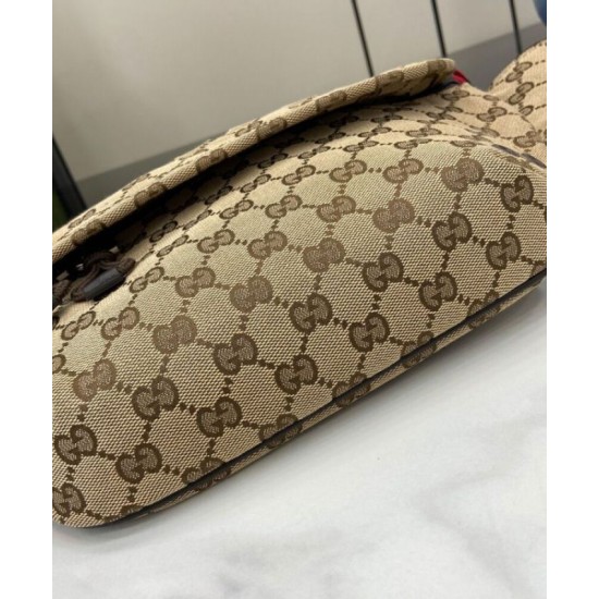Migliore Repliche Borsa a marsupio Gucci GG Small 804262 Albicocca Economiche Outlet Online