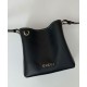 Borsa a secchiello Gucci GG Emblem Mini 815118 Nero Replica originale di alta qualità Perfette Qualità Repliche Borsa a secchiello Gucci GG Emblem Mini 815118 Nero Imitazione