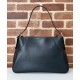 Migliore Repliche Borsa a tracolla media Gucci GG Emblem 815217 Nero Economiche Outlet Online