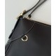 Migliore Repliche Borsa a tracolla media Gucci GG Emblem 815217 Nero Economiche Outlet Online