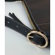 Migliore Repliche Borsa a tracolla media Gucci GG Emblem 815217 Nero Economiche Outlet Online