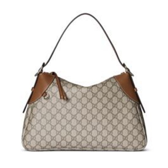 Borsa a tracolla media Gucci GG Emblem 815217 Caffè Replica originale di alta qualità Replica perfetta Borsa a tracolla media Gucci GG Emblem 815217 Caffè Imitazione Outlet Online