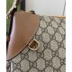 Borsa a tracolla media Gucci GG Emblem 815217 Caffè Replica originale di alta qualità Replica perfetta Borsa a tracolla media Gucci GG Emblem 815217 Caffè Imitazione Outlet Online