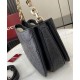 Migliore Repliche Borsa a tracolla piccola Gucci GG Emblem 815263 Nero Economiche Outlet Online