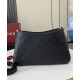 Migliore Repliche Borsa a tracolla piccola Gucci GG Emblem 815263 Nero Economiche Outlet Online