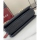 Migliore Repliche Borsa a tracolla piccola Gucci GG Emblem 815263 Nero Economiche Outlet Online