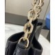 Migliore Repliche Borsa a tracolla piccola Gucci GG Emblem 815263 Nero Economiche Outlet Online