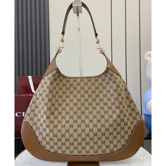 Replica perfetta Borsa a tracolla media Gucci B 815924 albicocca Imitazione Outlet Online