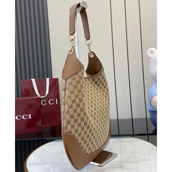 Replica perfetta Borsa a tracolla media Gucci B 815924 albicocca Imitazione Outlet Online