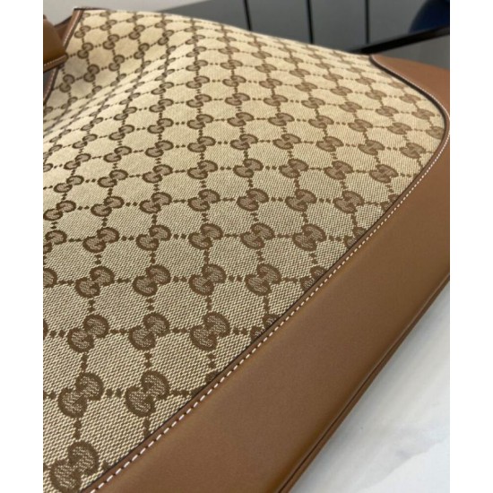Replica perfetta Borsa a tracolla media Gucci B 815924 albicocca Imitazione Outlet Online