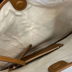 Replica perfetta Borsa a tracolla media Gucci B 815924 albicocca Imitazione Outlet Online